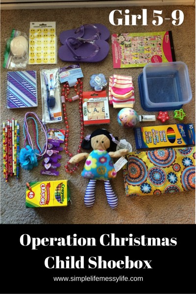 Operation Christmas Child Shoeboxes (5-9 Boy, 5-9 Girl ...