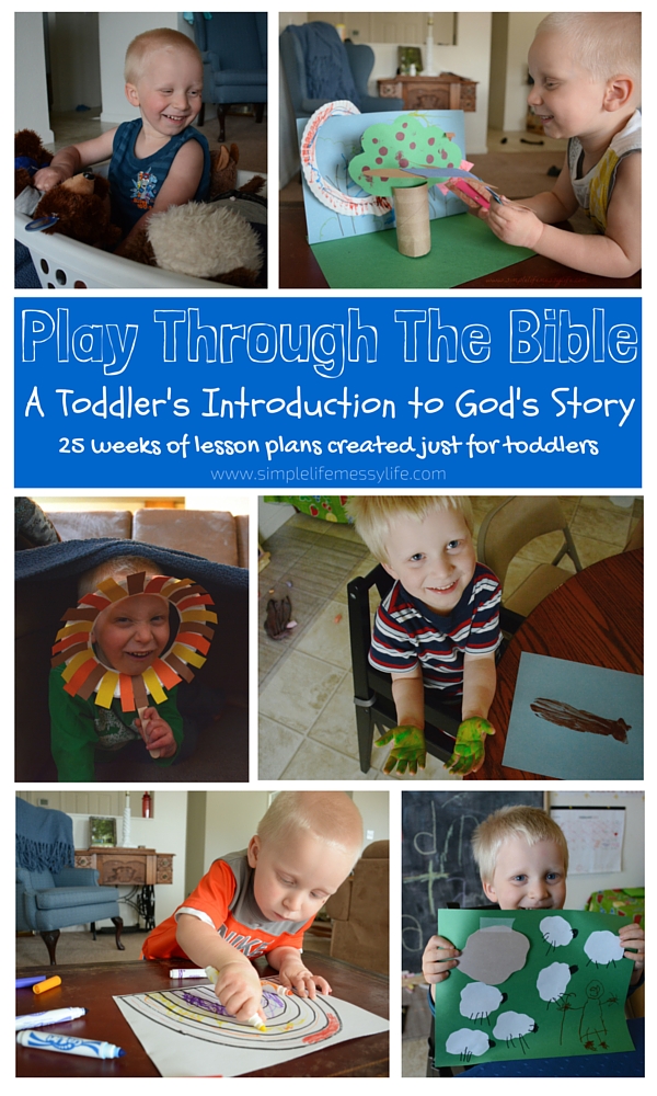 Adam and Eve - Play Through The Bible - Toddler Bible Lessons - www.simplelifemessylife.com