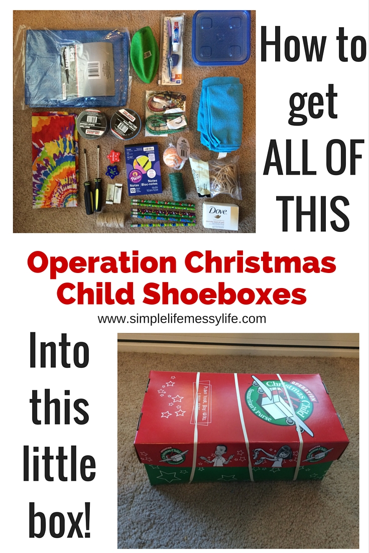 Great ideas for packing Operation Christmas Child Shoeboxes!