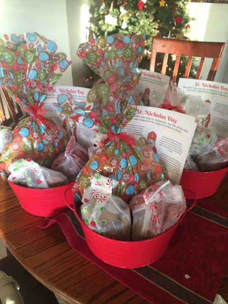 St Nicholas Day gift baskets