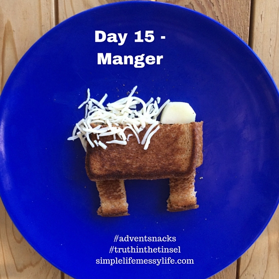 Advent Snacks day 15 - manger