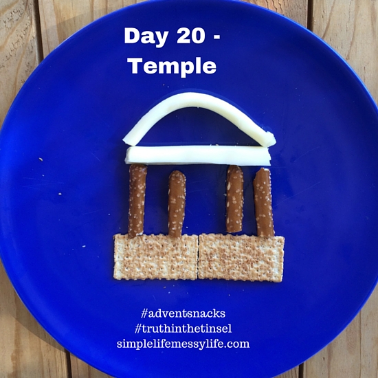 Advent snacks day 20 - temple