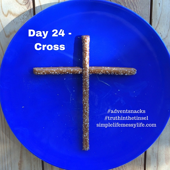 Advent Snacks day 24 - cross