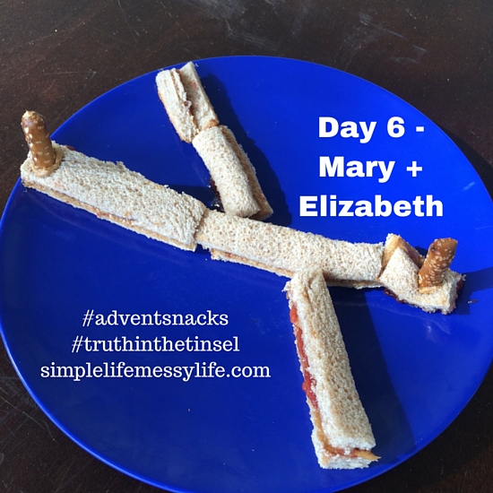 Advent Snacks - day 6 mary and elizabeth