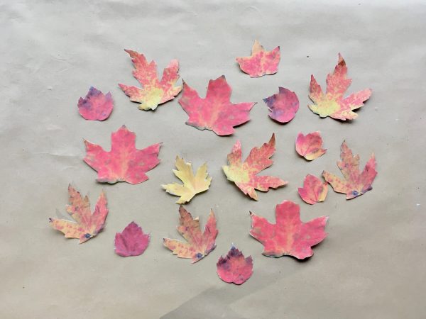 Thankful for Who He Is - Psalm 136 Fall Leaf Banner Craft