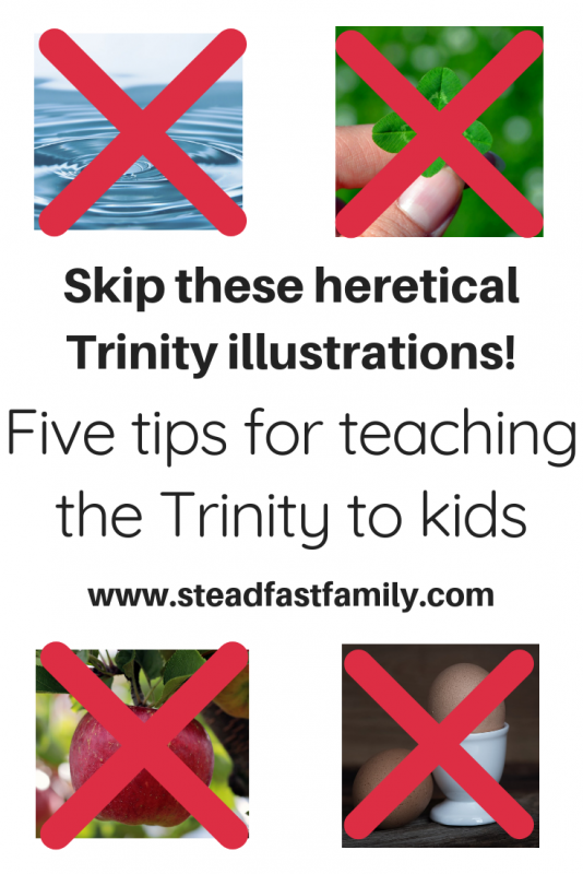 How to explain the trinity to kids steadfast family
